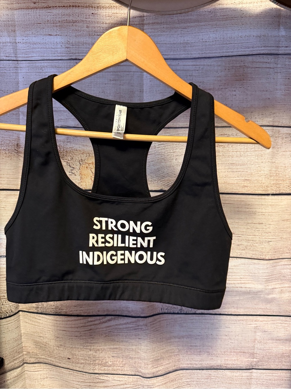Strong Resilient Indigenous Sports Bra